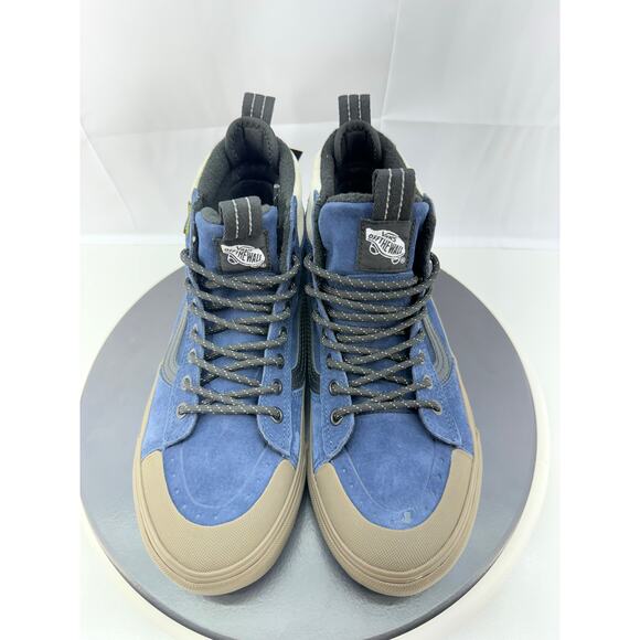 Vans Sk8 Hi MTE-2 Womens Size 8 Utility Navy Khaki Waterproof Hiking Boots Shoes - Picture 3 of 12